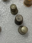 Vintage Thimble Collection Simon Brothers Germany Sewing Notion Lot Sterling