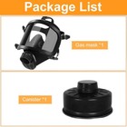 Mf14 Full Face Respirator Filter Chemical Gas Mask With 40mm Carbon Box Military