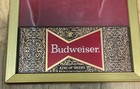 Vintage Original Anheuser Busch Budweiser Menu Board Restaurant Bar Equipment