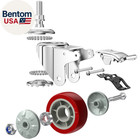 4 Inch Heavy Duty Stem Casters 360 Degree Swivel Thread Wheels With Metric Size