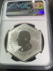 2024 Canada  20 Silver Snowflake Light Blue Crystal Ngc Reverse Pf 70