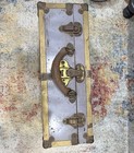 Vintage Sure-grip Roller Skates W Case Chicago Wheels Rink Decals Skate Key
