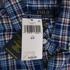 Polo Ralph Lauren New Mens Small Blue Plaid Button Down Dress Shirt Preppy Slim
