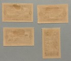 Lebanon Liban 1927  Airmail Complete Set 4 Stamps Scott  C17 - C20 Mh  a3 
