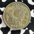 1929 Lebanon 10 Piastres Lot t7515 Silver 