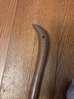 Antique Vtg Hand Carved Wooden Mosquito Net Hook Java Indonesia Figure Painted