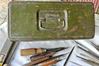 Antique 67 Pcs Assorted Sculpture Wood Clay Ceramics Tools Lot Italy Usa W  Box
