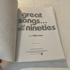 Great Songs Of The 90s Great Piano Vocal Guitar Milton Okun Sheet Music Book