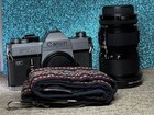 Canon Ftb-ql 35mm Slr Camera W  35-105 Lens  Strap  Kit -tested   Working