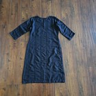 Embroidered Light Soft Cotton Black Top Shirt Long Kurti Black Lace Size S m