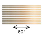 Flat Bamboo 66  Long For Bow Building - Lamination