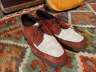 Vintage Rockabilly blues soul r b Two-tone Hush Puppies Shoes Size 11