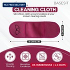 Finger Grip Eyeglass Cleaner  4 Pack  - Premium Microfiber Glasses Cleaning Clot