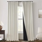  Black Out Curtains 96 Inch Long Cream Farmhouse Bohemian Custom 96 Inches 