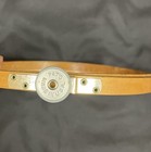Vintage Approx 7  Queen Wood Embroidery Round Hoop Tension Wheel Felt Lined