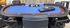 Casino Style Poker Table   9 Player   Custom-made Base   Speed Cloth