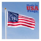 3x5 American Flag - All Weather Nylon  Sewn Stripes   Embroidered Stars - Fmaa C