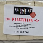 Sargent Art Plastilina Non Hardening Modeling Clay Cream 5 Lbs 2 27kg