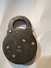Chicago Great Western Rwy Steel Signal Lock