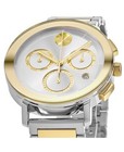 New Movado Bold Evolution Quartz Chronograph Silver Dial Men s Watch 3601100