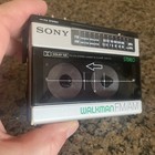 Sony Walkman Wm-f15 Fm am Stereo Cassette Player Silver   Black   Parts