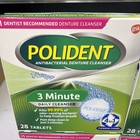 Polident 3 Minute Denture Cleanser Tablets - 28 Count Each 6 Packs