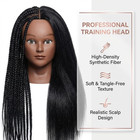16 Inch 100  Real Human Hair Mannequin Head  Manikin Head With Hair   Hair