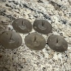 Antique Hat Badge Old Railroad Police Fire Nickel Over Brass Pin Lot Of 5