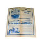 Southern Pacific Railroad Passenger Train Timetable October 25 1964