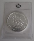 Lunar Year Of The Rooster 2017 - Rwanda One- Fine Silver Round 999 In Capsule