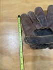 Antique Dubow Split Finger Baseball Glove Chicago 1930-40
