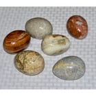 Vintage Alabaster Marble Granite Onyx Natural Stone Egg Paperweights Lot 6