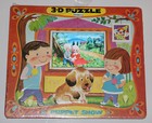 3-d Puzzle Remco 1968 Puppet Show Bradley Type Pose Dolls