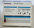 Netgear N300 Mbps Wna3100 Wireless Wifi Receiver Usb Adapter  Antenna Kit  stand