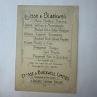 London England Crosse   Blackwell Pickles Trade Card Maid Serving Man Dining