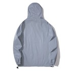 New Size Night Reflective Jackets Double Fabric Windbreaker Hooded Jacket Men