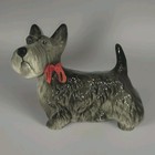 Vtg Coopercraft Scottish Terrier Figure Figurine Scottie Dog Ceramic England 