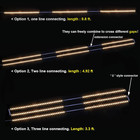 Under Cabinet Led Lighting Kit  6 Pcs Dimmable Led Strip Lights With Remote Cont