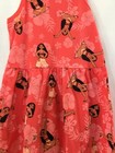 Disney Princess Moana Girls Dress Tank Play Sundress Coral Size  10 12 New