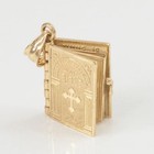  Lord s Prayer Gold Bible Cross Pendant Necklace Christian Jewelry Chain 24 