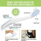 Juvo Toilet Aid - Personal Bottom Wiping Tool  Bathroom Mobility Aid For Disable