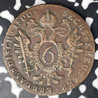 1800-b Austria 6 Kreuzer Lot f2871