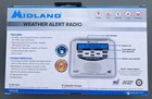 New Midland Wr-120b Noaa Emergency Weather Alert Radio With Alarm Clock White