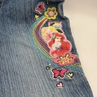 Vintage 90s Walt Disney Princess Little Mermaid Jeans Girls 4   4t Cuff Capris
