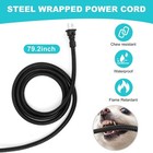 Corded Electric Large Heated Water Bowl For Dogs Cats Chickens Outdoor 108oz