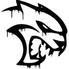 Results set Of 2-dodge Hellcat Large  Vinyl Wrap-matte Black Decal Xl Challenger