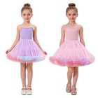 Kids Girls Party Dress Sleeveless Tulle Dress Princess Style Tutu Dress Summer