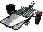 New Folding Single Rail Motorcycle Trailer Used For Harley Honda Gold Wing
