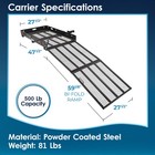 Wheelchair Scooter Carrier For Car Truck Suv  2  Hitch  Folding Ramp  500 Lb  C