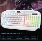 Magegee  Keyboard And Mouse Combo Usb Wired Backlit White Gaming Rgb Lighting